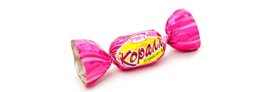 Twist Wrap Packaging 6 candy 1 wrapper Design